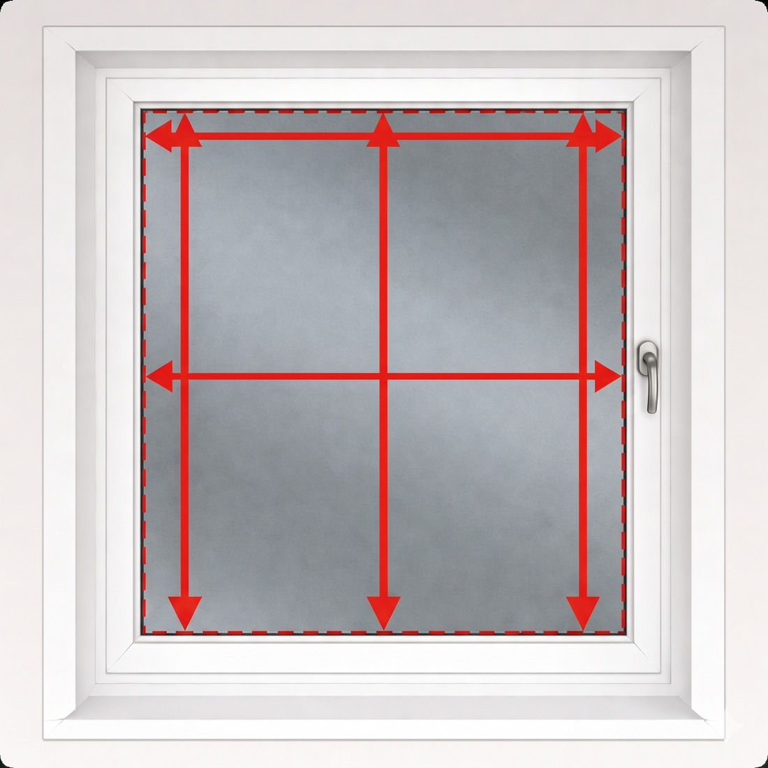 Tussen de glaslatten